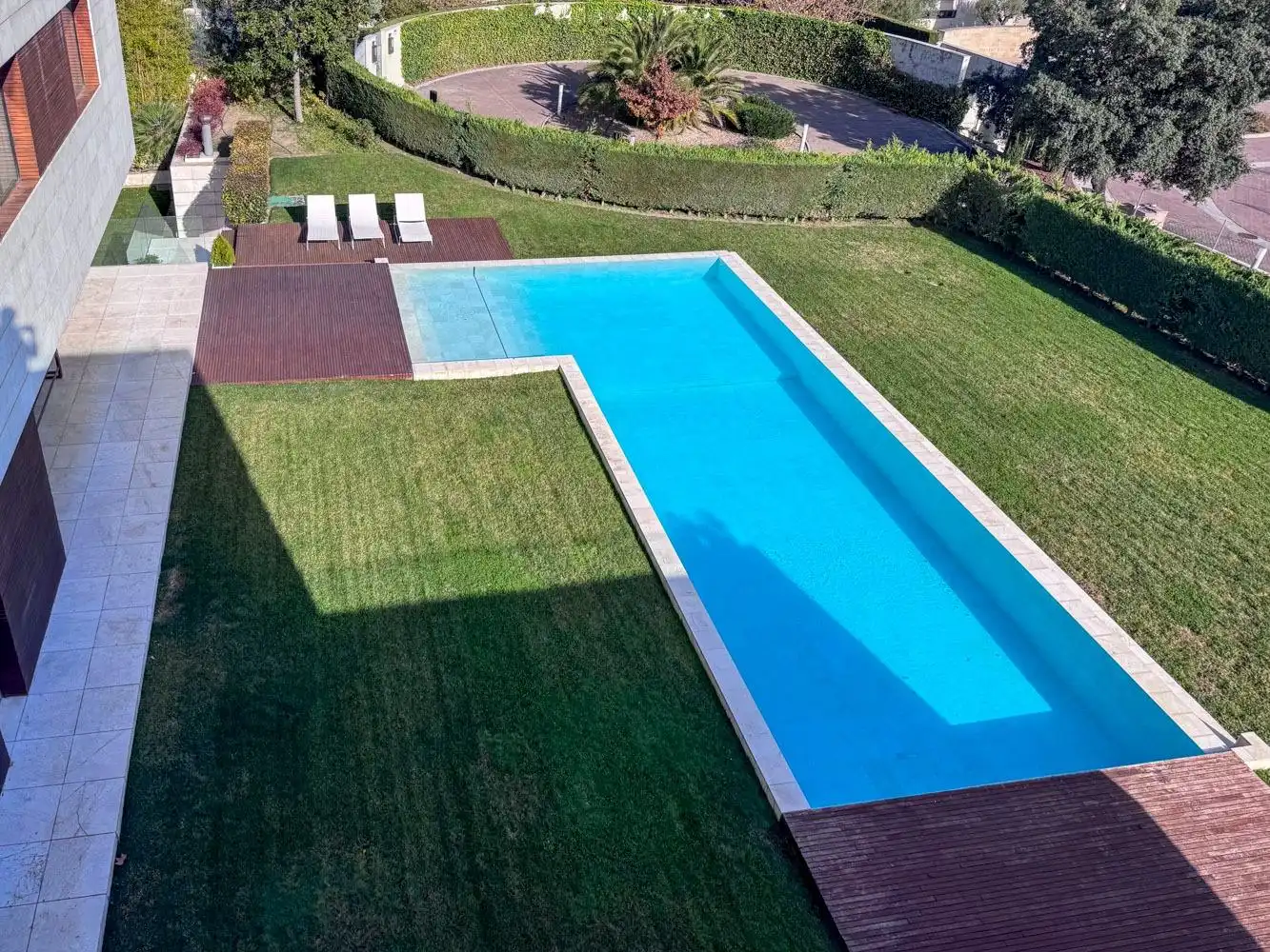 Swimming pool of Houses for sale in Madrid  with Air Conditioner, Heating and Private garden