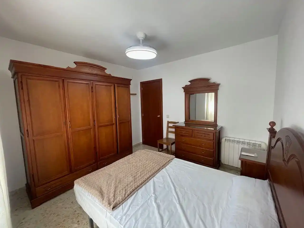 Schlafzimmer von Wohnung zur Miete in Ronda mit Klimaanlage, Möbliert und Balkon
