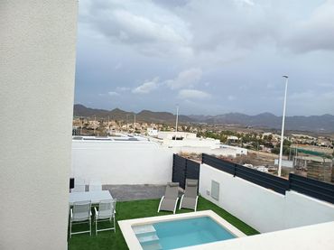 Chalet con piscina en venta en Mazarrón Casco Urbano