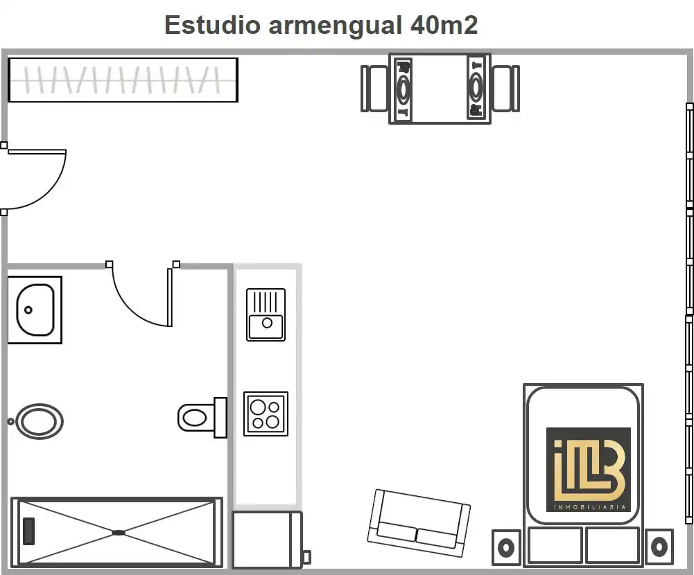 Estudi en venda en Málaga amb Aire condicionat, Calefacció i Moblat