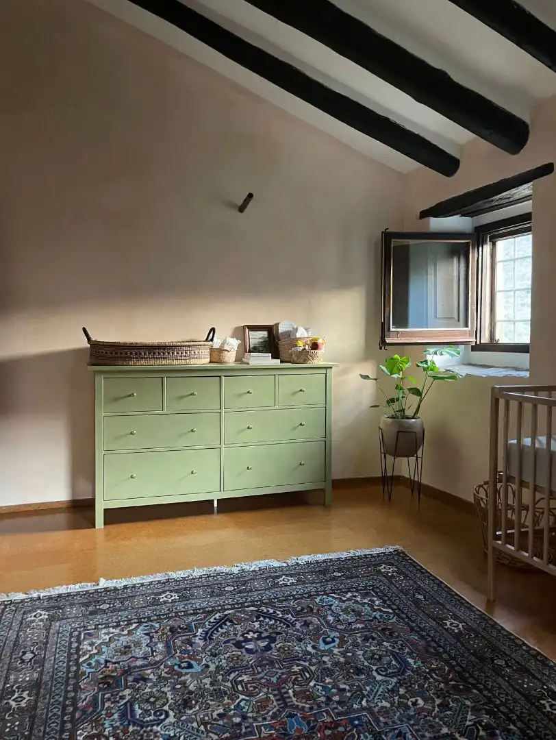 Schlafzimmer von Country house zur Miete in Girona mit Heizung, Privatgarten und Schwimmbad