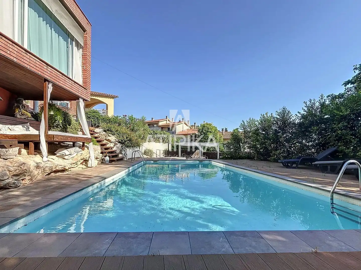 Jardí de Casa o xalet en venda en Sitges amb Aire condicionat, Calefacció i Terrassa