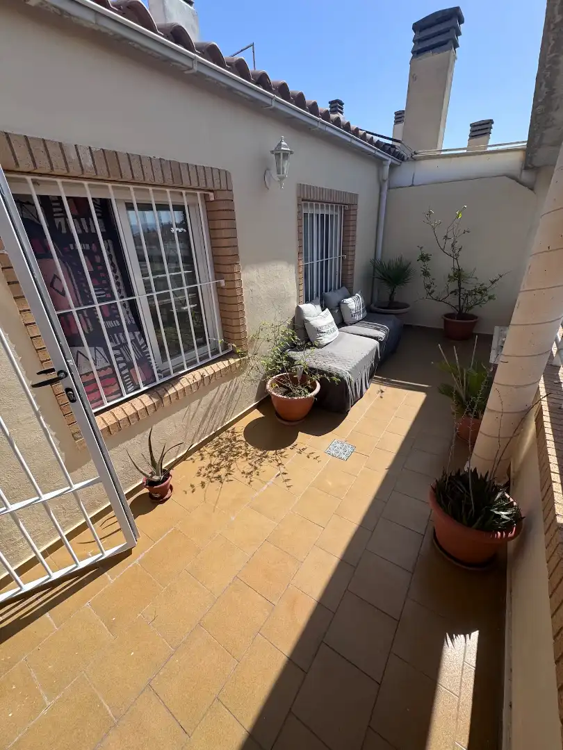 Terrasse von Dachboden zum Verkauf in Villena mit Klimaanlage, Heizung und Parkett