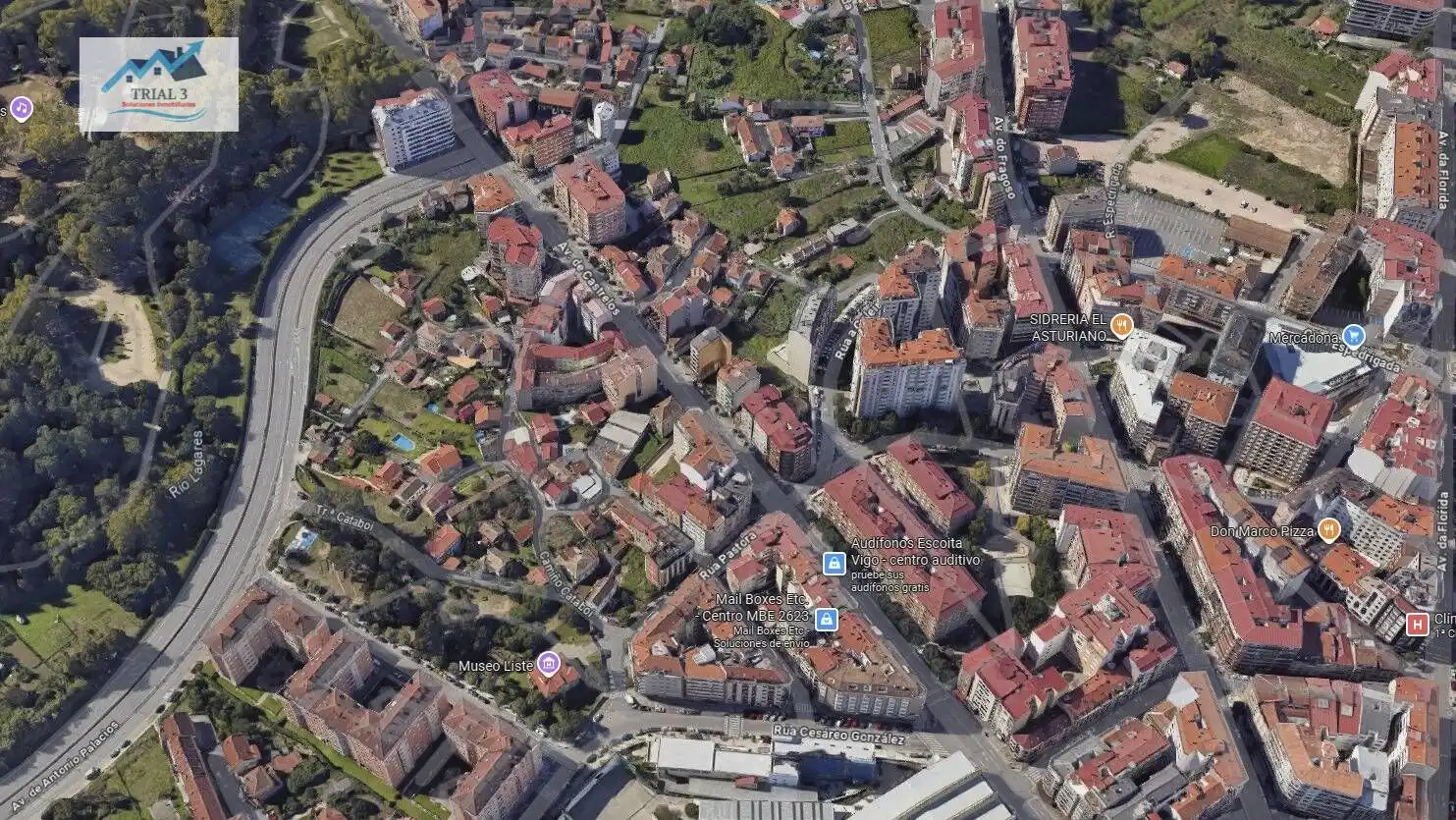 Vista exterior de Piso en venta en Vigo 