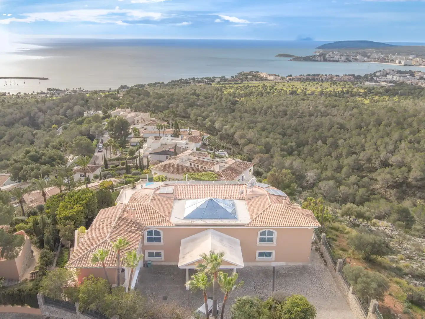 Außenansicht von Country house zum Verkauf in Calvià mit Klimaanlage, Heizung und Terrasse