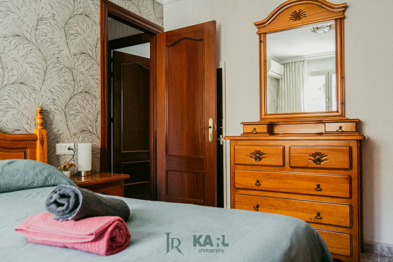 Habitación de Piso de alquiler en Málaga con Aire acondicionado, Calefacción y Jardín privado