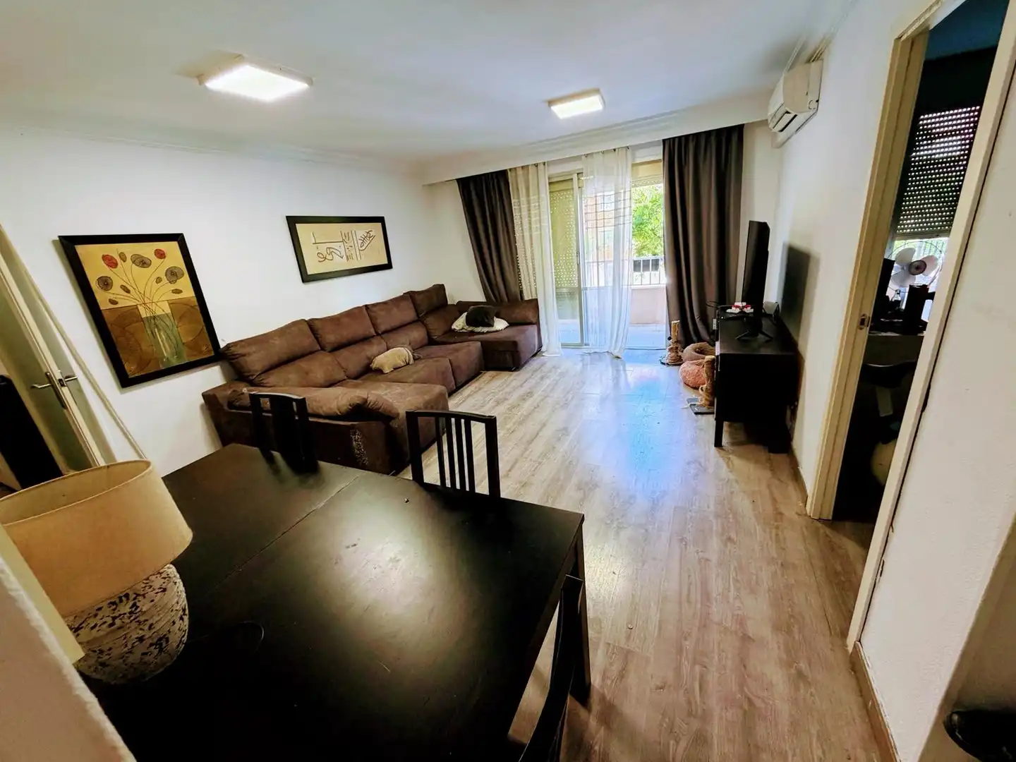 Sala d'estar de Pis en venda en  Palma de Mallorca amb Aire condicionat, Traster i Moblat