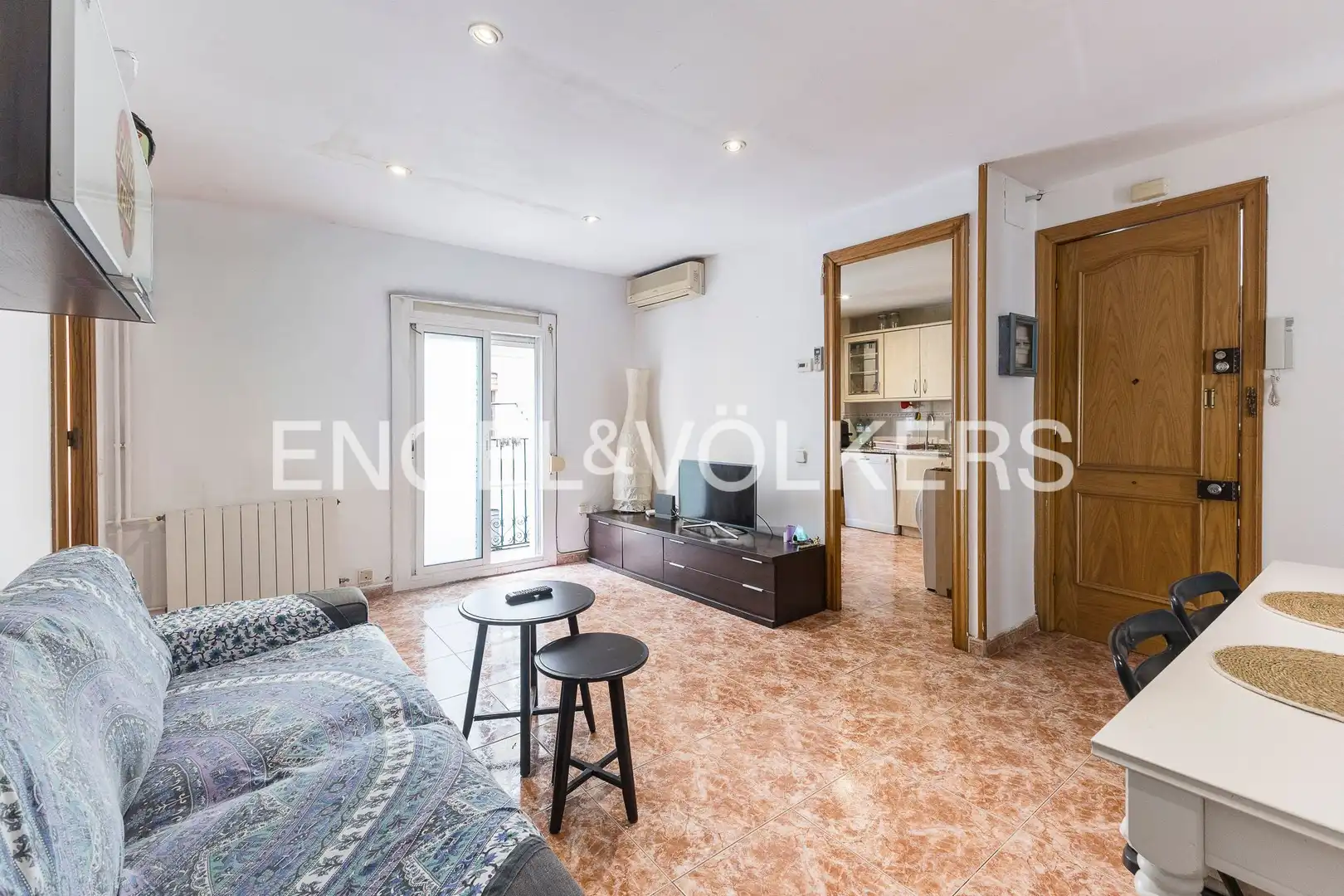 Living room of Flat for sale in Barcelona  with Heating and Terrace