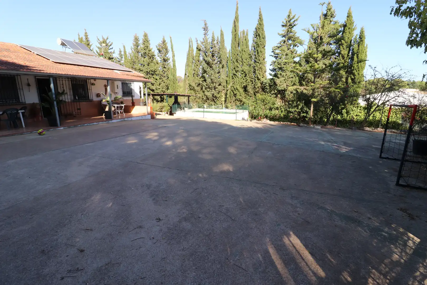 Jardí de Finca rústica en venda en Aljaraque amb Jardí privat, Piscina i Moblat