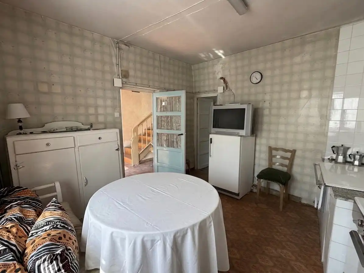 Sala de estar de Casa o chalet en venta en Sahagún con Calefacción, Jardín privado y Amueblado