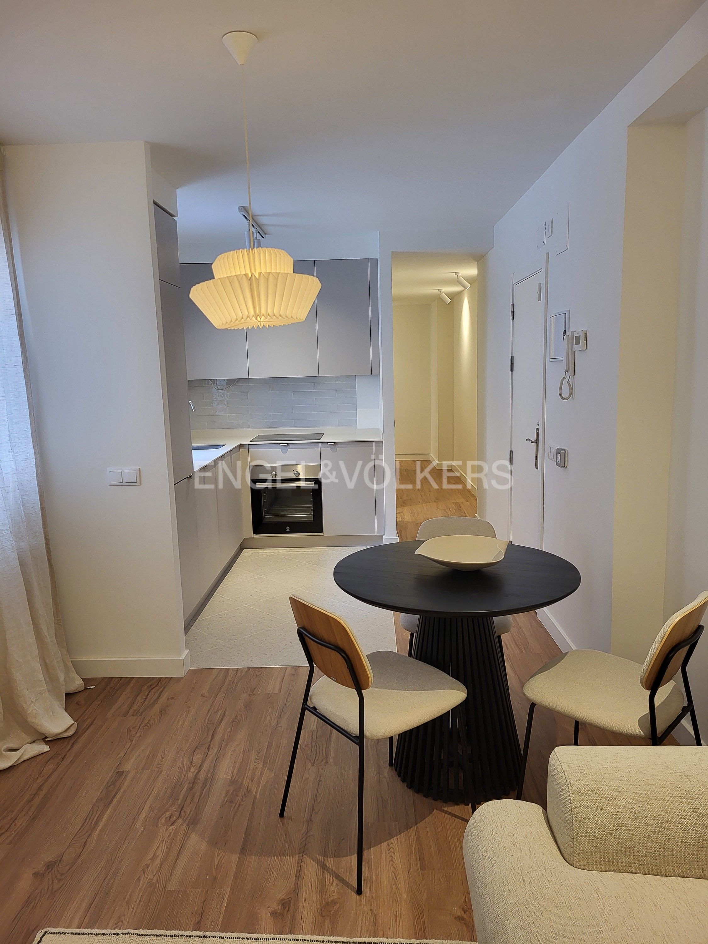Kitchen of Apartment to rent in  Madrid Capital  with Heating, Furnished and Pets allowed