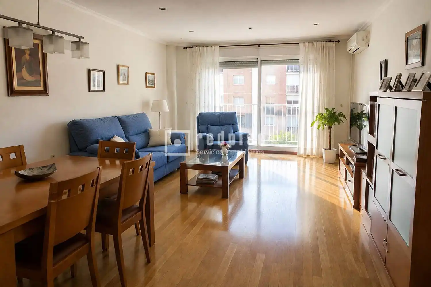 Wohnzimmer von Wohnung zum Verkauf in Madrid mit Klimaanlage, Heizung und Parkett