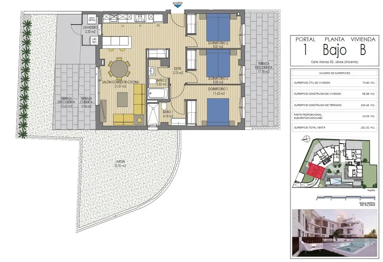 Erdgeschosswohnung mit Pool zum Verkauf in Montañar - El Arenal, imagen 12