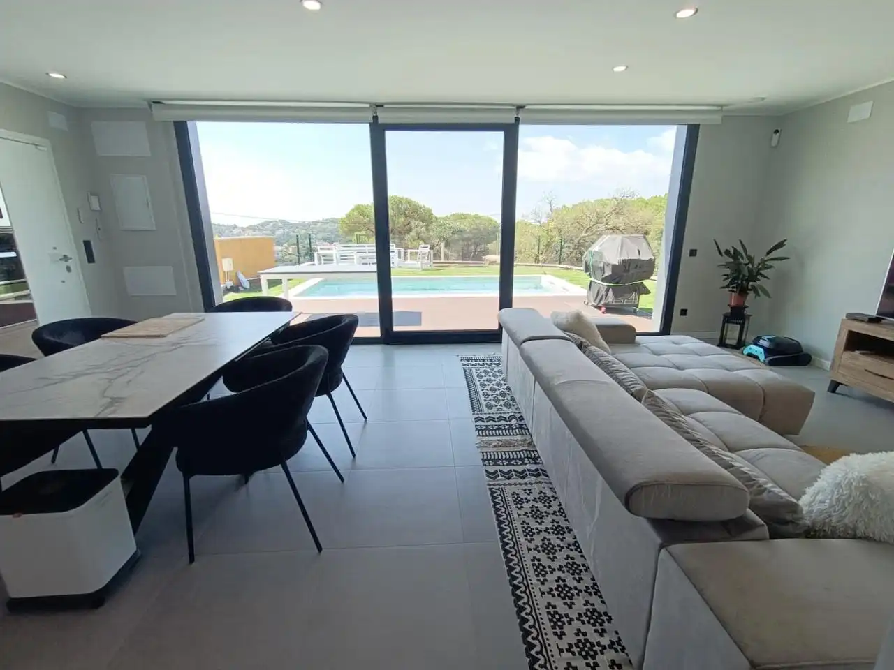 Sala de estar de Casa o chalet en venta en Vidreres con Calefacción, Jardín privado y Terraza