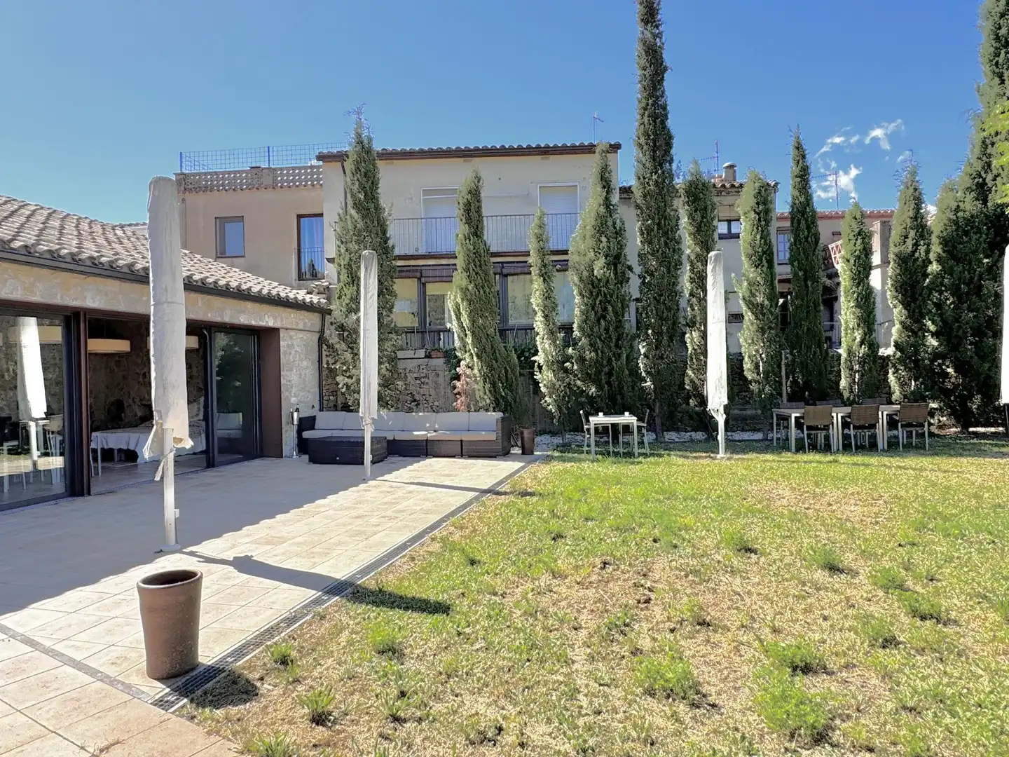 Terrassa de Casa adosada en venda en Terrades amb Calefacció, Jardí privat i Terrassa