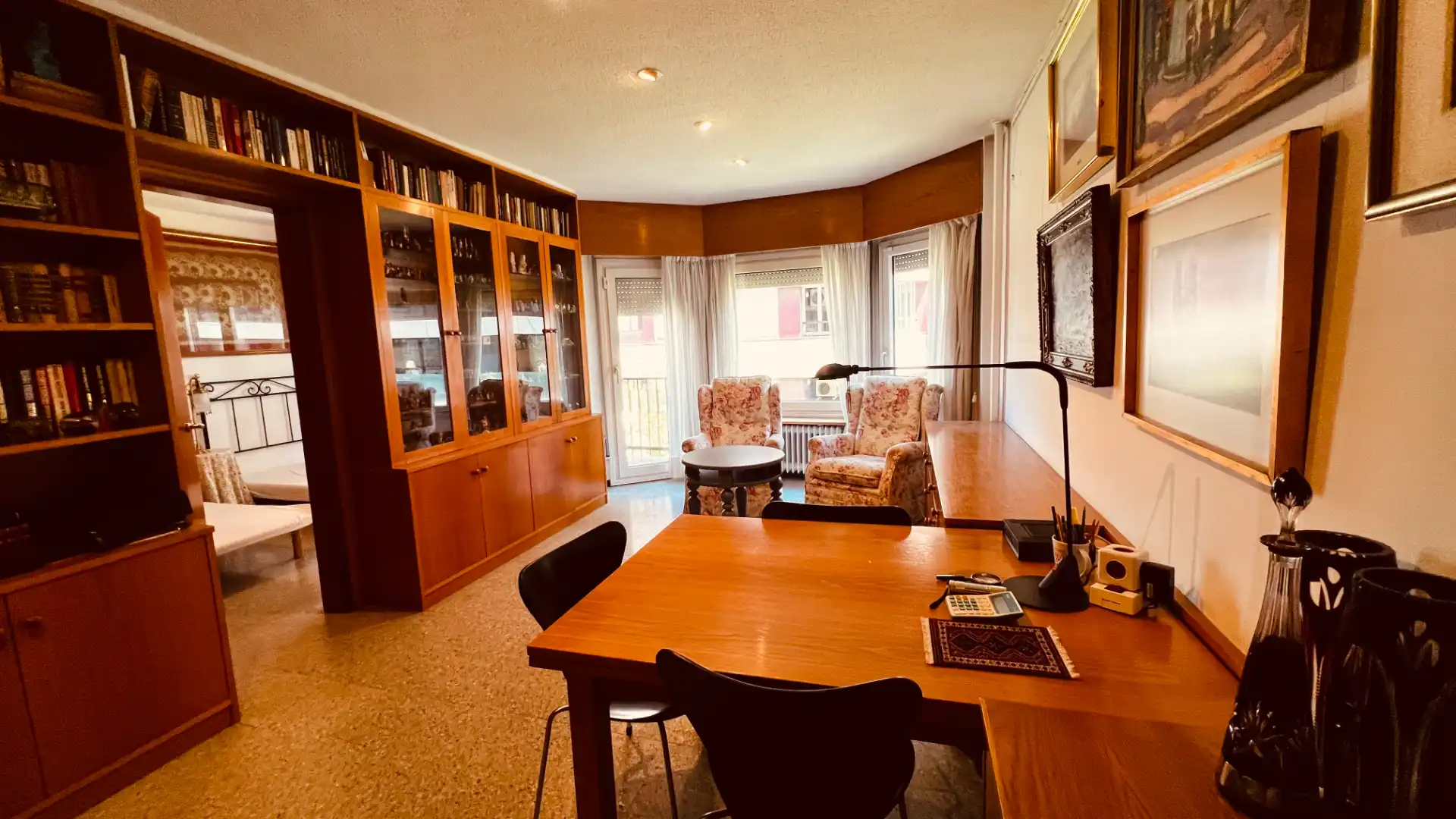 Sala d'estar de Pis en venda en Girona amb Aire condicionat, Calefacció i Terrassa