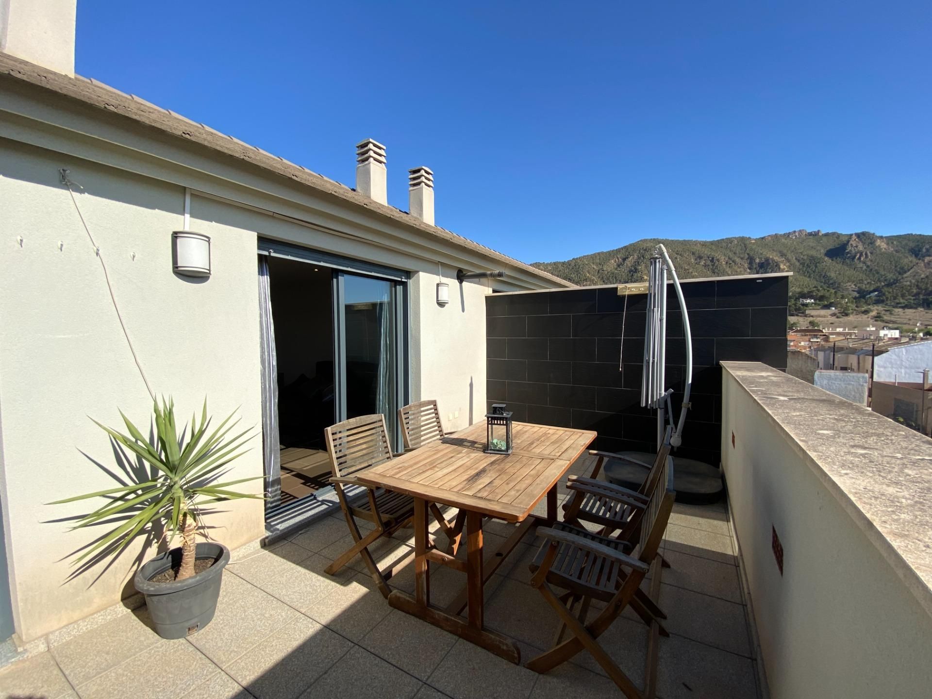 Terraza de Ático de alquiler en  Murcia Capital con Aire acondicionado, Jardín privado y Terraza