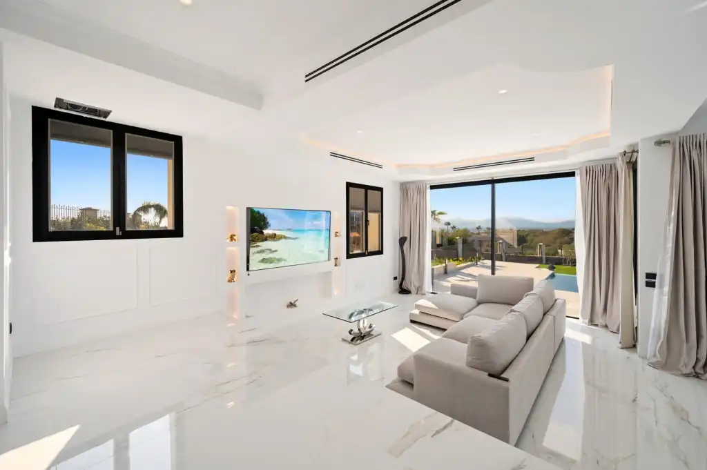 Sala d'estar de Casa o xalet en venda en  Palma de Mallorca amb Aire condicionat, Calefacció i Terrassa