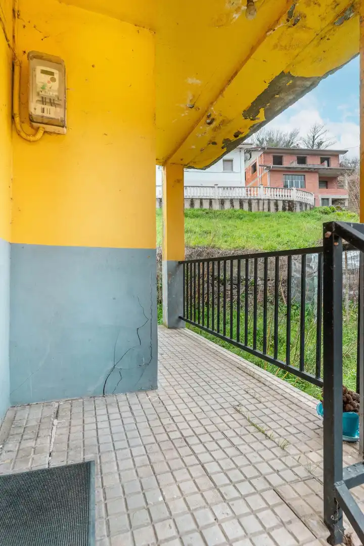 Vista exterior de Casa o xalet en venda en Cangas del Narcea amb Calefacció, Jardí privat i Terrassa