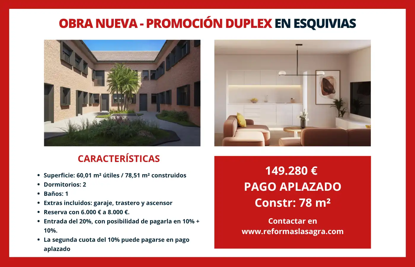Flat for sale in Borox