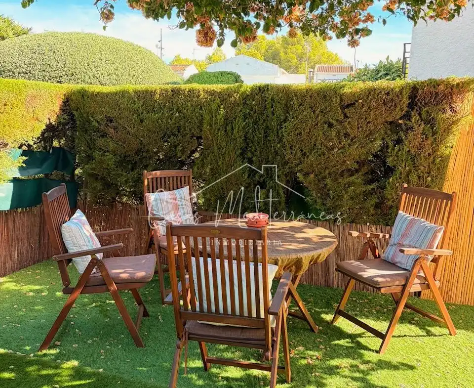 Terrasse von Einfamilien-Reihenhaus zur Miete in El Casalot