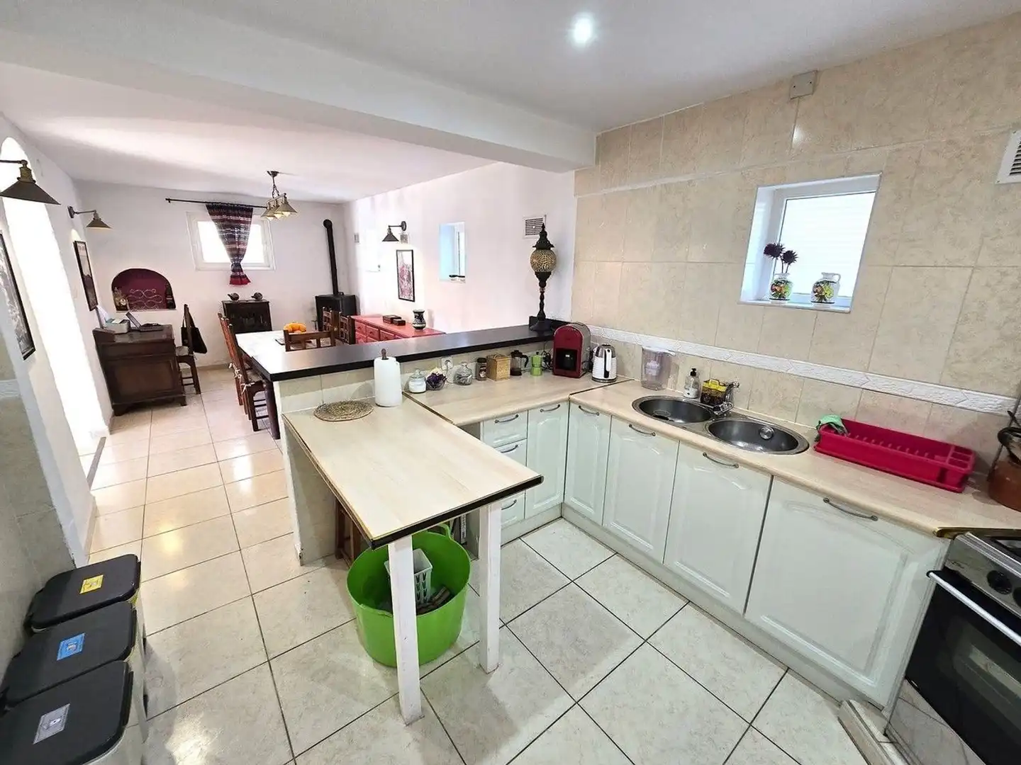 Cuina de Casa o xalet en venda en Mojácar amb Aire condicionat, Terrassa i Traster