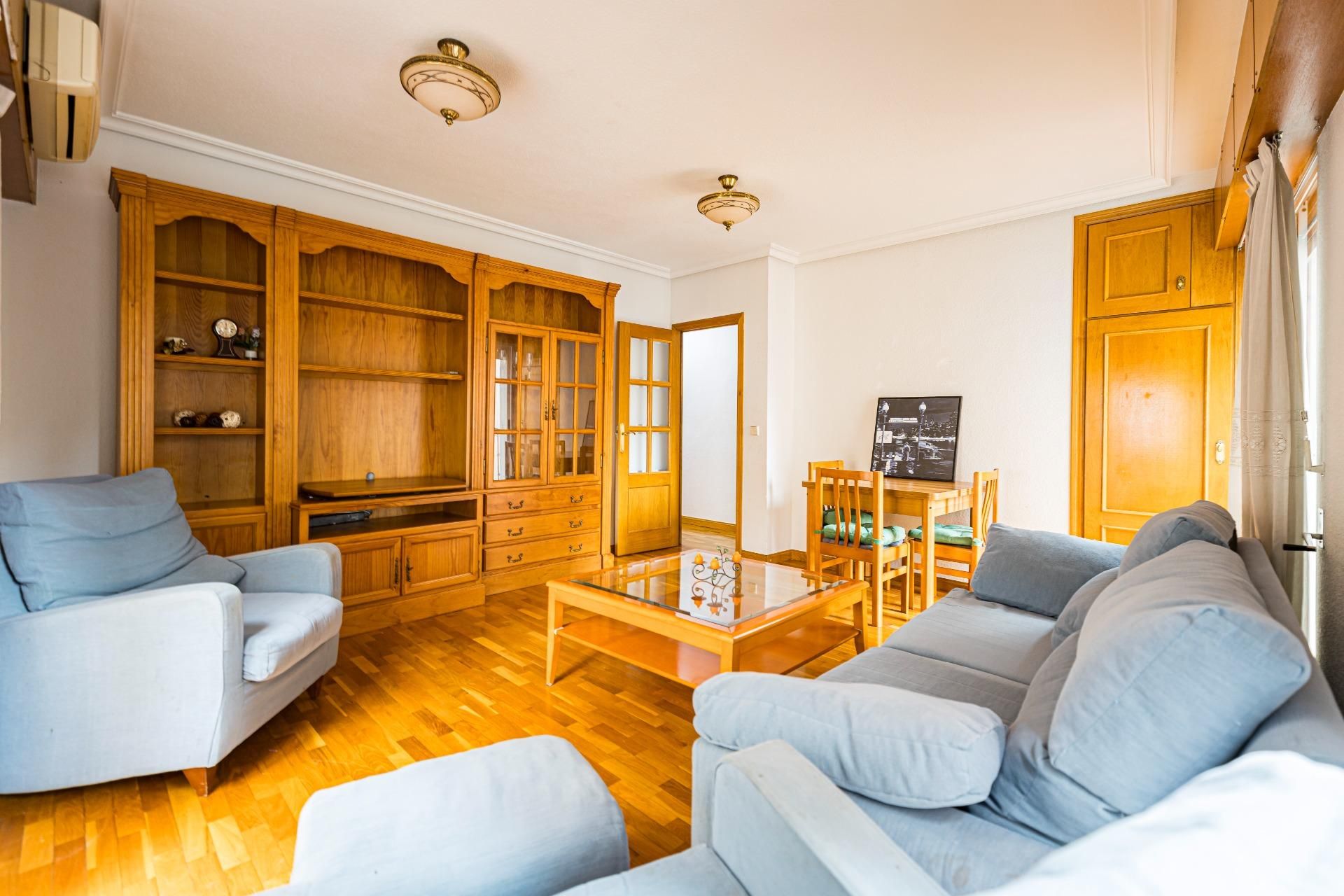 Sala d'estar de Pis en venda en  Murcia Capital amb Aire condicionat, Parquet i Traster