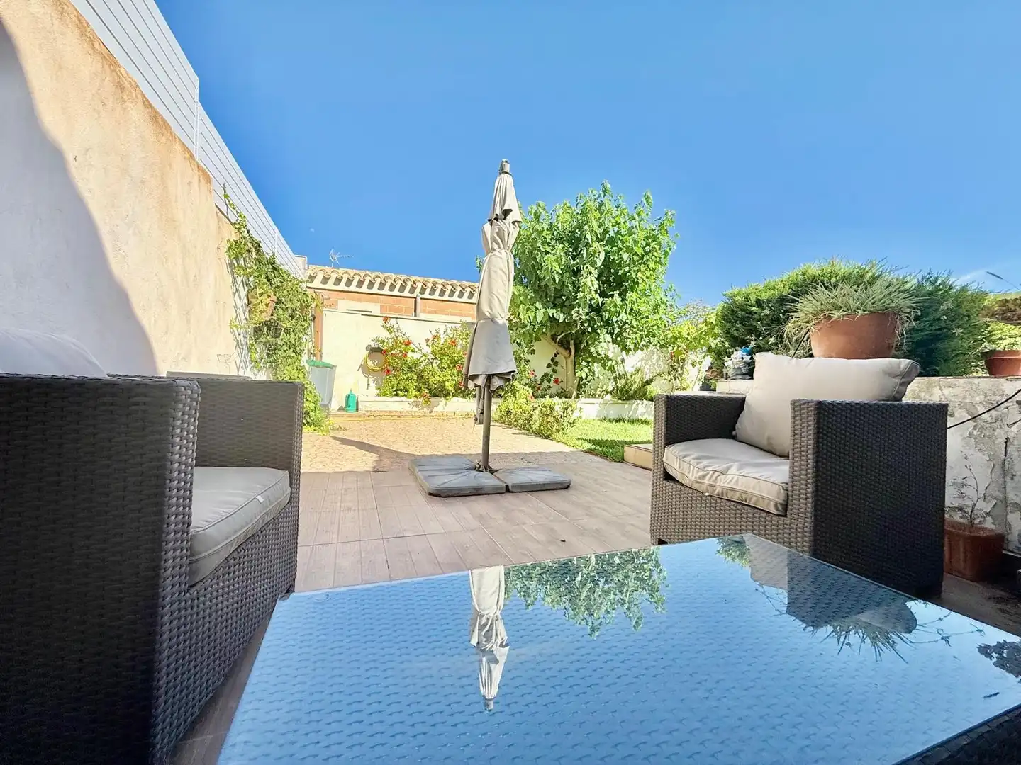 Terrassa de Casa o xalet en venda en Orihuela amb Aire condicionat, Jardí privat i Terrassa