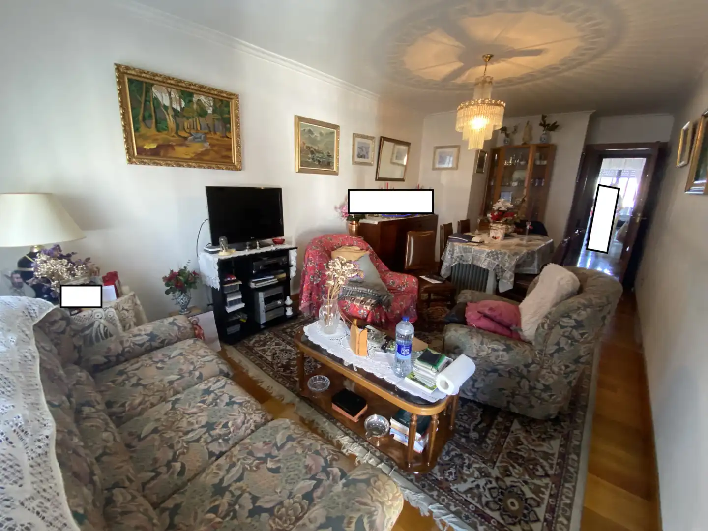 Sala de estar de Apartamento en venta en Vigo  con Calefacción, Parquet y Trastero