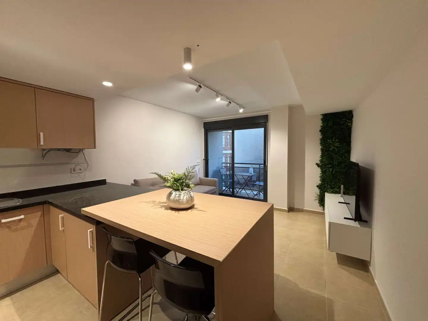 Cocina de Apartamento para compartir en Massanassa con Aire acondicionado, Terraza y Amueblado