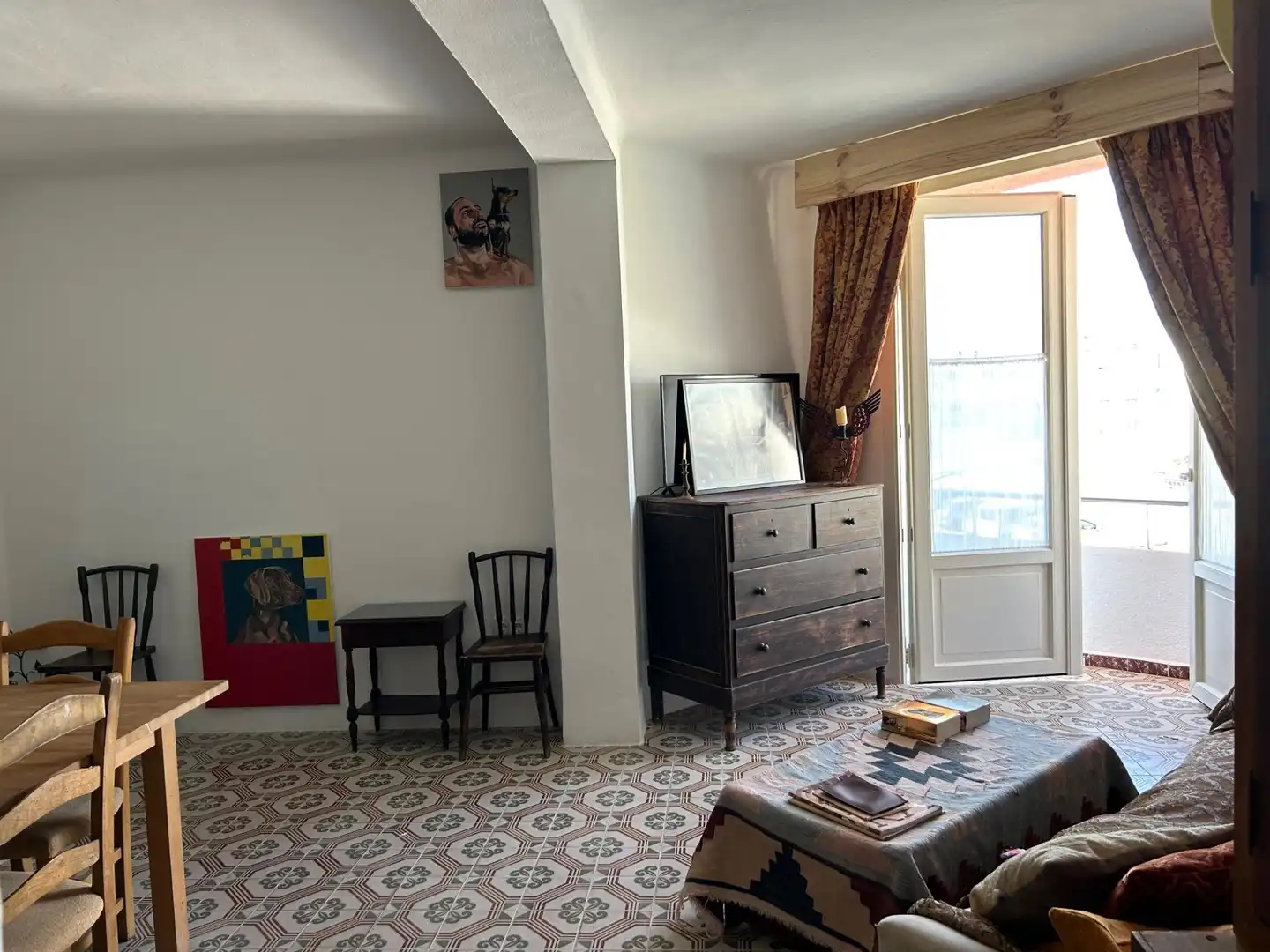 Living room of Flat for sale in Barbate  with Air Conditioner and Balcony