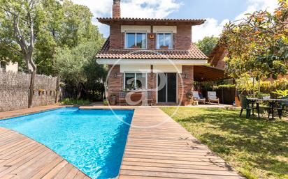 Jardí de Casa o xalet en venda en Sant Cugat del Vallès amb Piscina