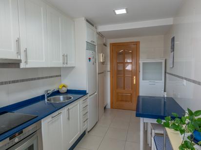 Kitchen of Flat for sale in Oviedo   with Heating, Terrace and Storage room