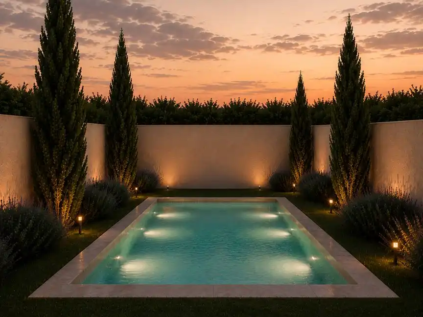 Schwimmbecken von Wohnungen zum Verkauf in Felanitx mit Klimaanlage, Privatgarten und Terrasse