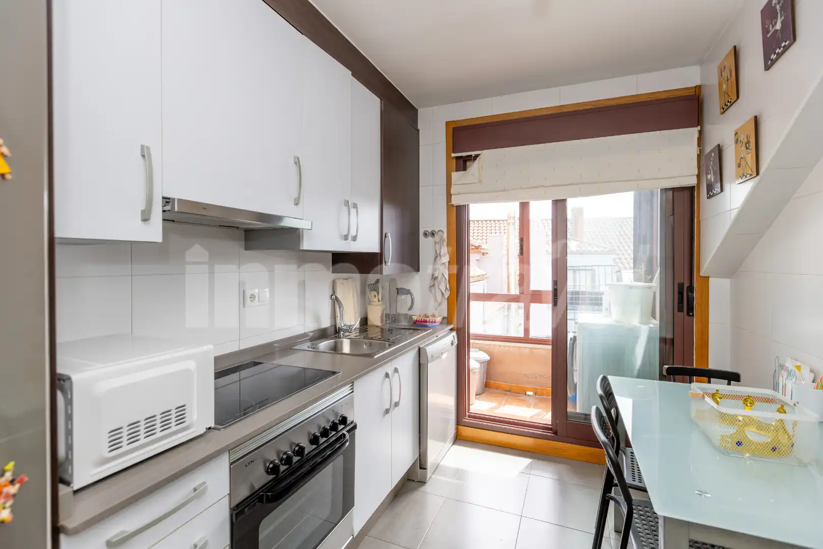 Cocina de Ático en venta en Poio con Calefacción, Parquet y Terraza