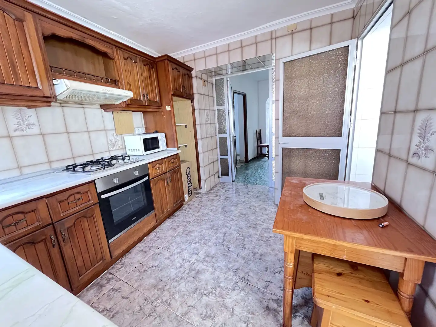 Cuina de Casa adosada en venda en Mijas amb Jardí privat, Terrassa i Moblat