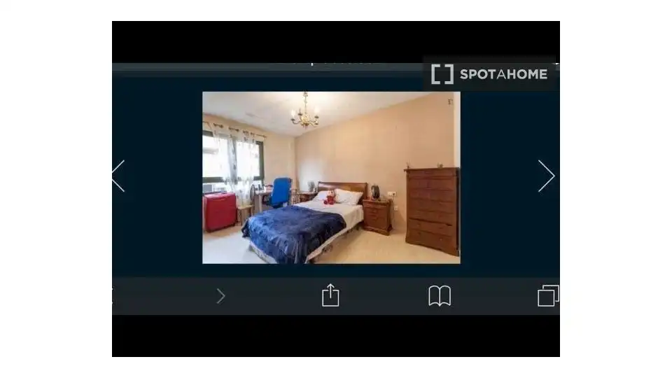 Habitación de Piso de alquiler en Valencia con Aire acondicionado, Calefacción y Amueblado