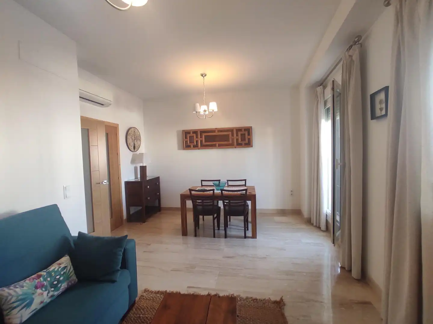 Dining room of Apartments for rent in Dos Hermanas  with Air Conditioner, Heating and Terrace