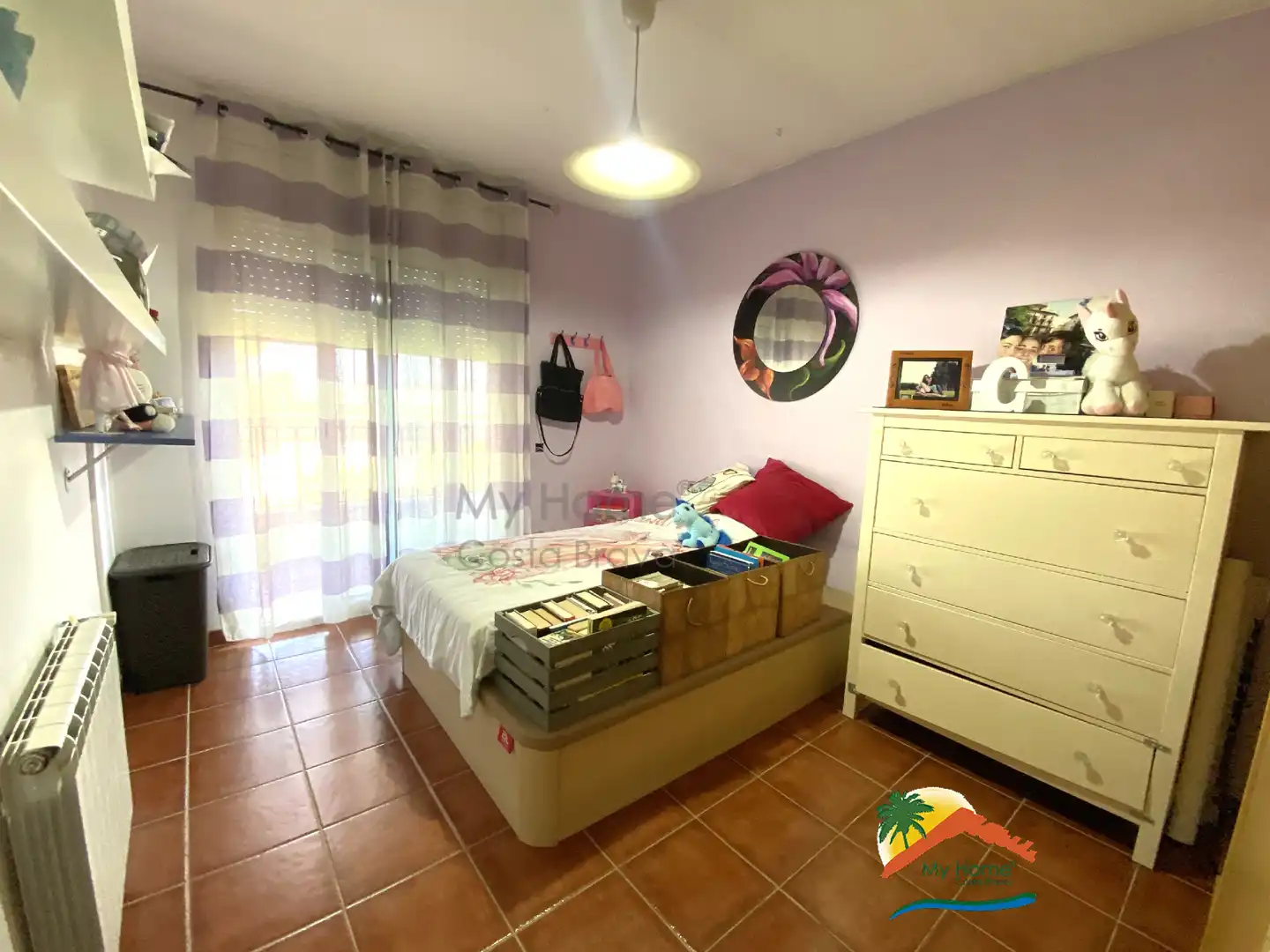 Dormitori de Casa adosada en venda en Blanes amb Aire condicionat, Calefacció i Jardí privat