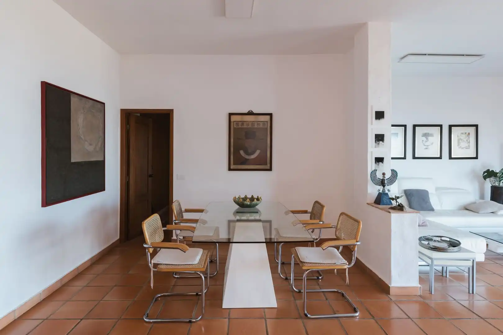 Menjador de Casa o xalet en venda en San Juan de la Rambla amb Jardí privat, Parquet i Terrassa