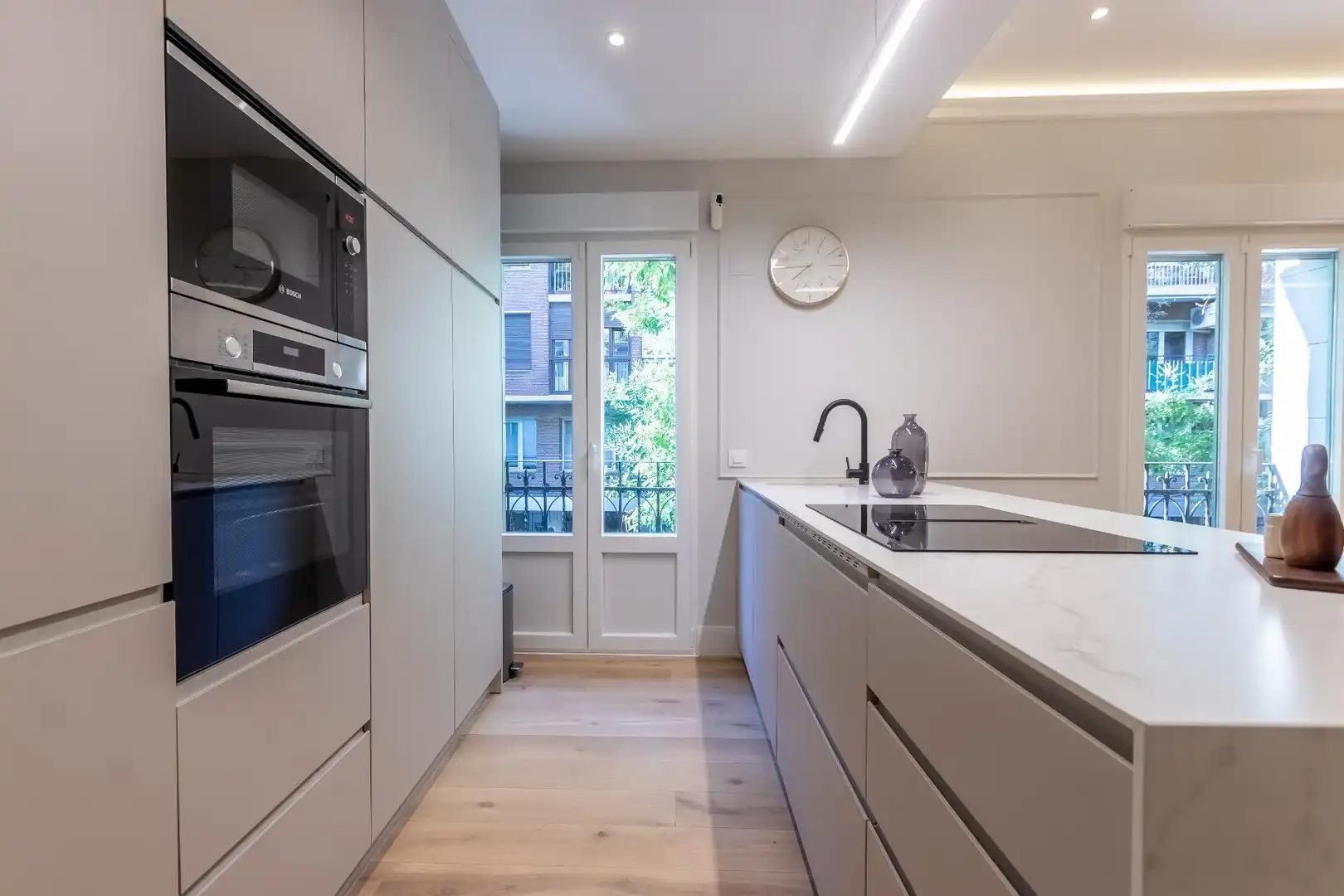 Cocina de Apartamento de alquiler en Madrid con Aire acondicionado, Calefacción y Amueblado