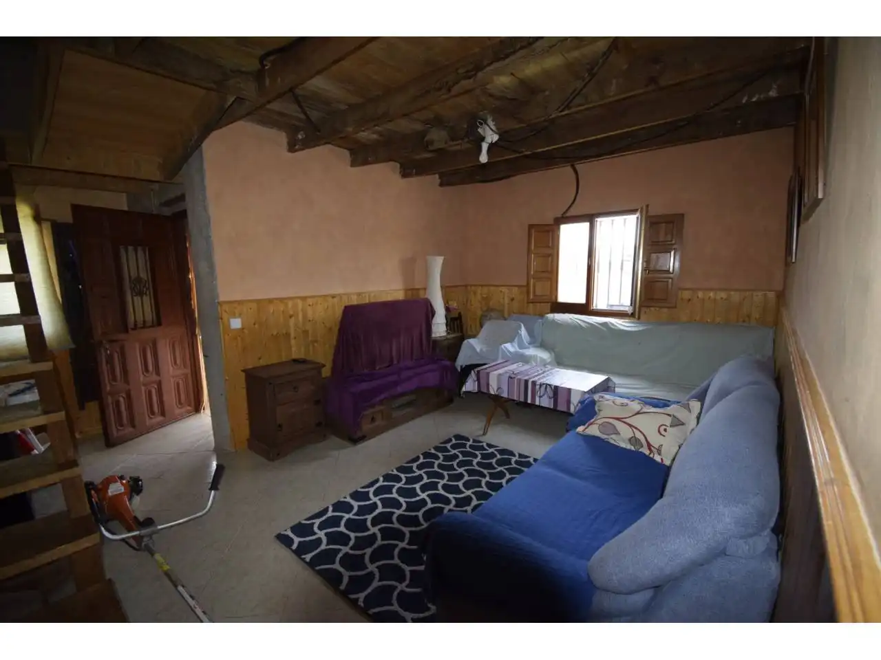 Living room of Houses for sale in Cuadros  with Private garden and Parquet flooring