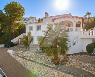 Vista exterior de Casa o xalet en venda en Moraira amb Calefacció, Jardí privat i Terrassa