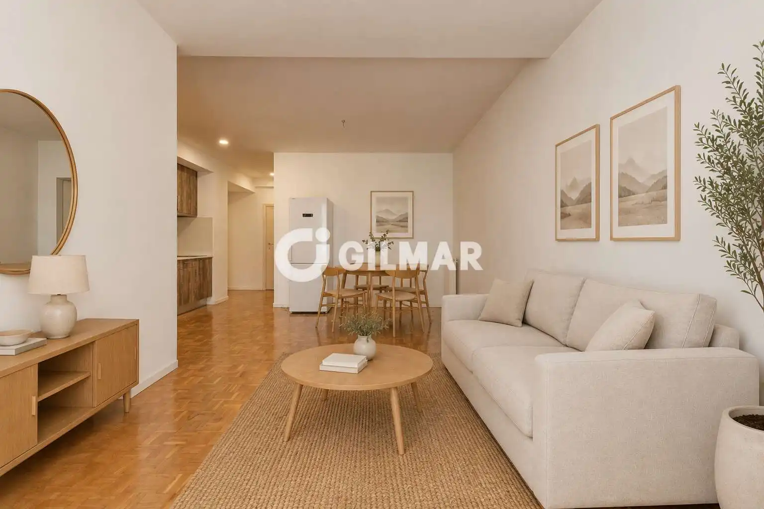 Sala de estar de Piso en venta en Madrid con Calefacción, Piscina y Balcón
