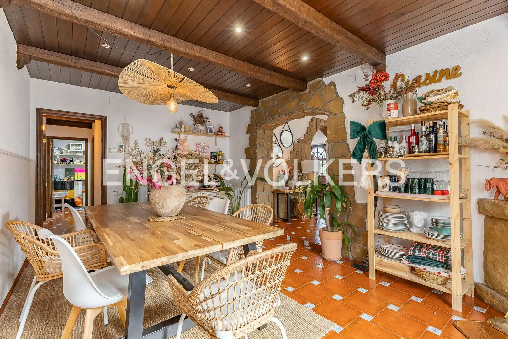 Dining room of Houses for sale in Sant Salvador de Guardiola  with Air Conditioner, Heating and Private garden