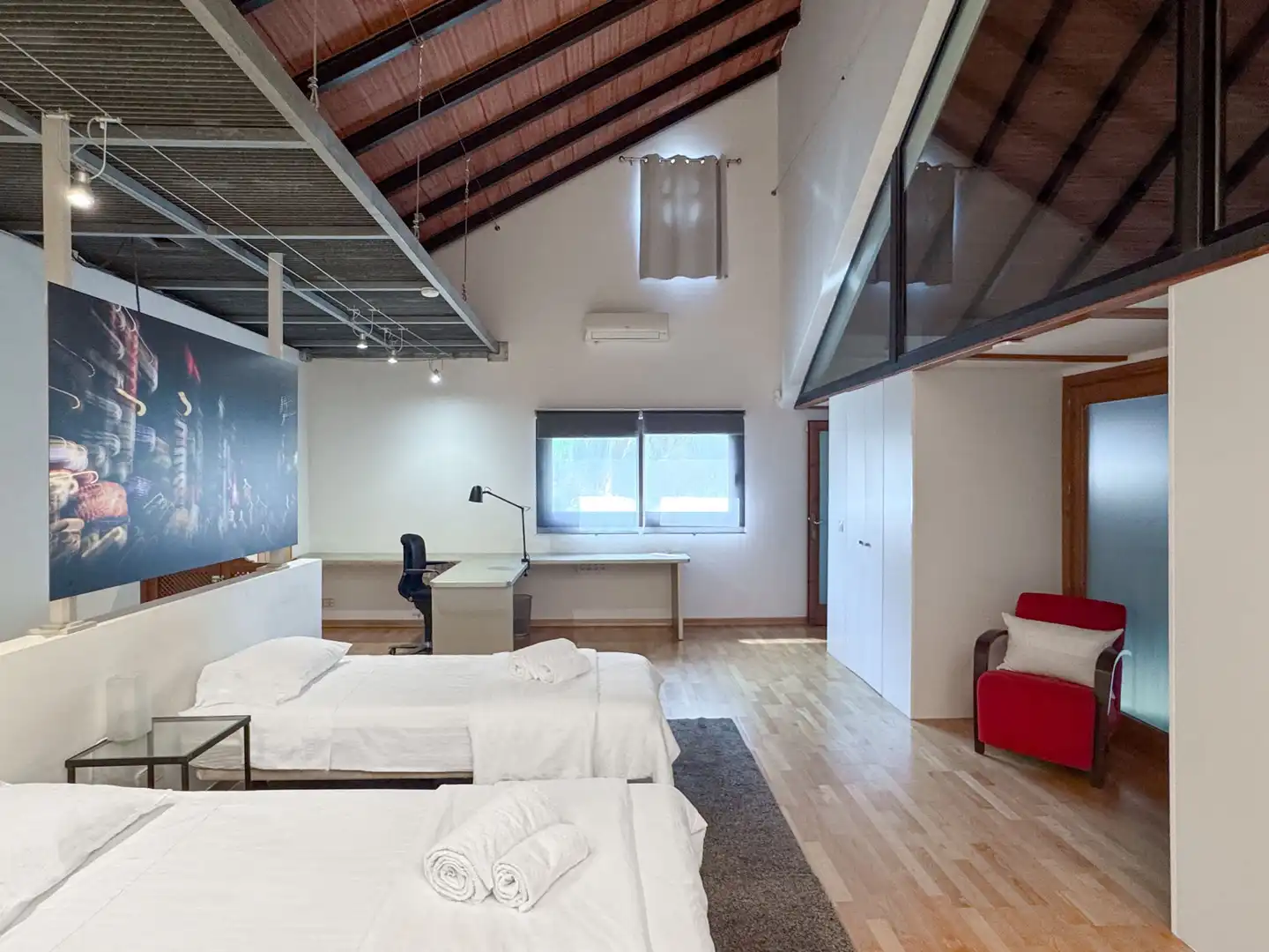 Dormitori de Casa o xalet de lloguer en Marbella amb Jardí privat, Terrassa i Piscina