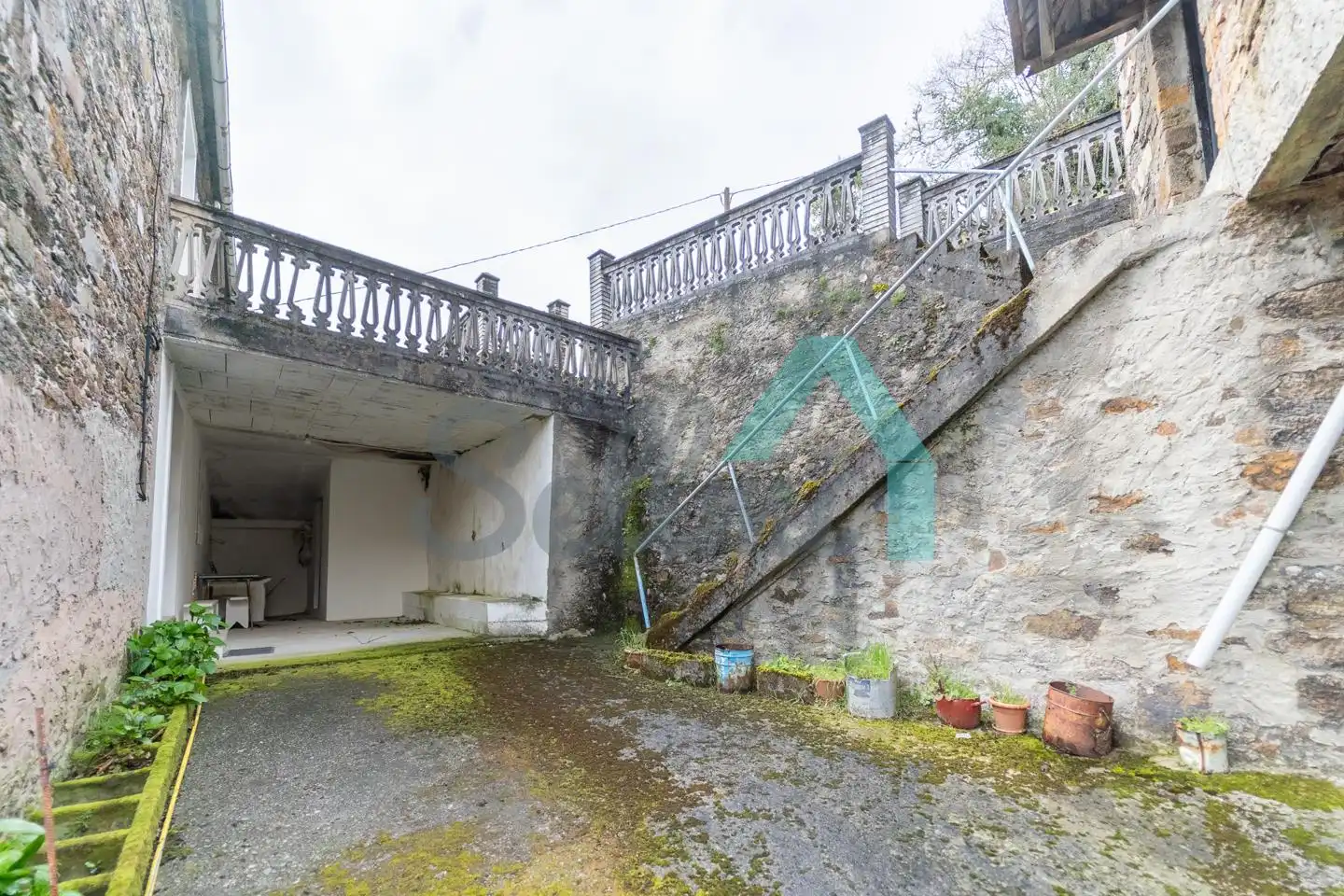 Vista exterior de Casa o chalet en venta en Illano con Calefacción, Jardín privado y Parquet
