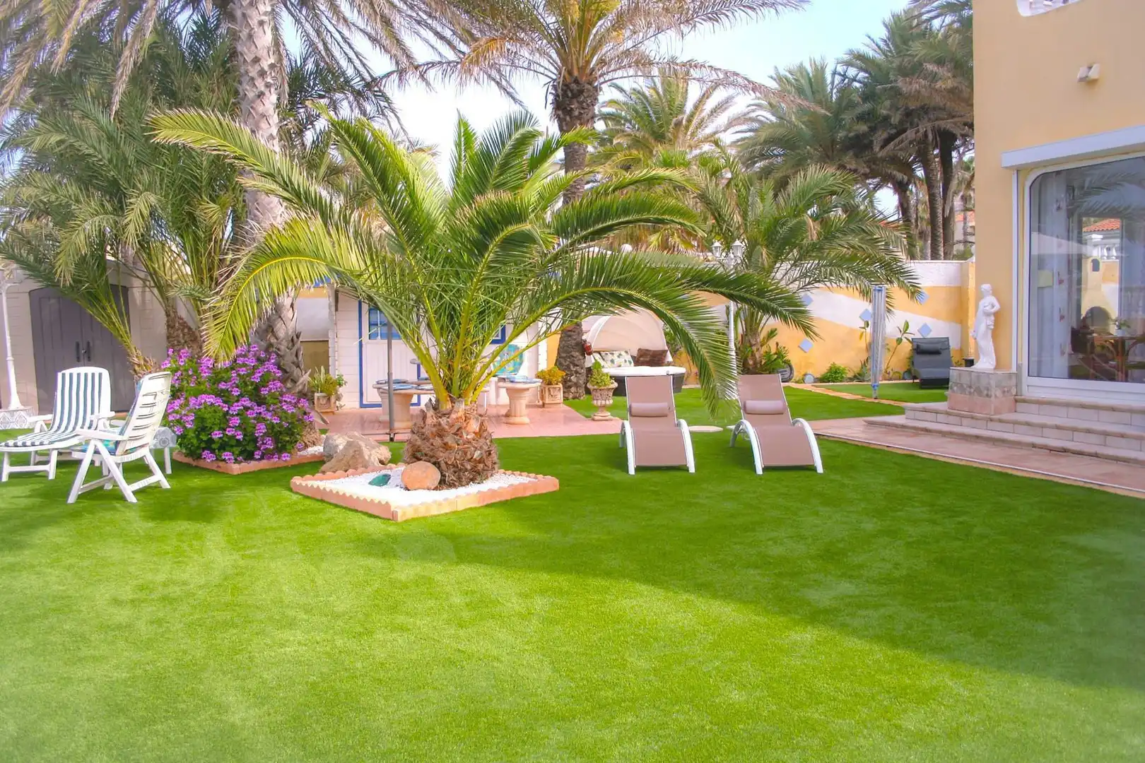 Garten von Haus oder Chalet zum Verkauf in La Manga del Mar Menor mit Klimaanlage, Heizung und Privatgarten