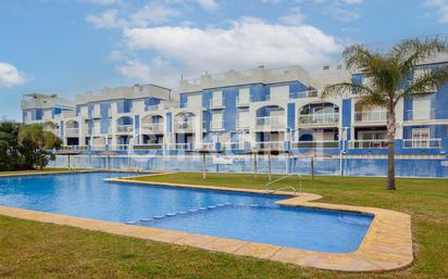 Vista exterior de Pis en venda en Oliva amb Terrassa i Piscina