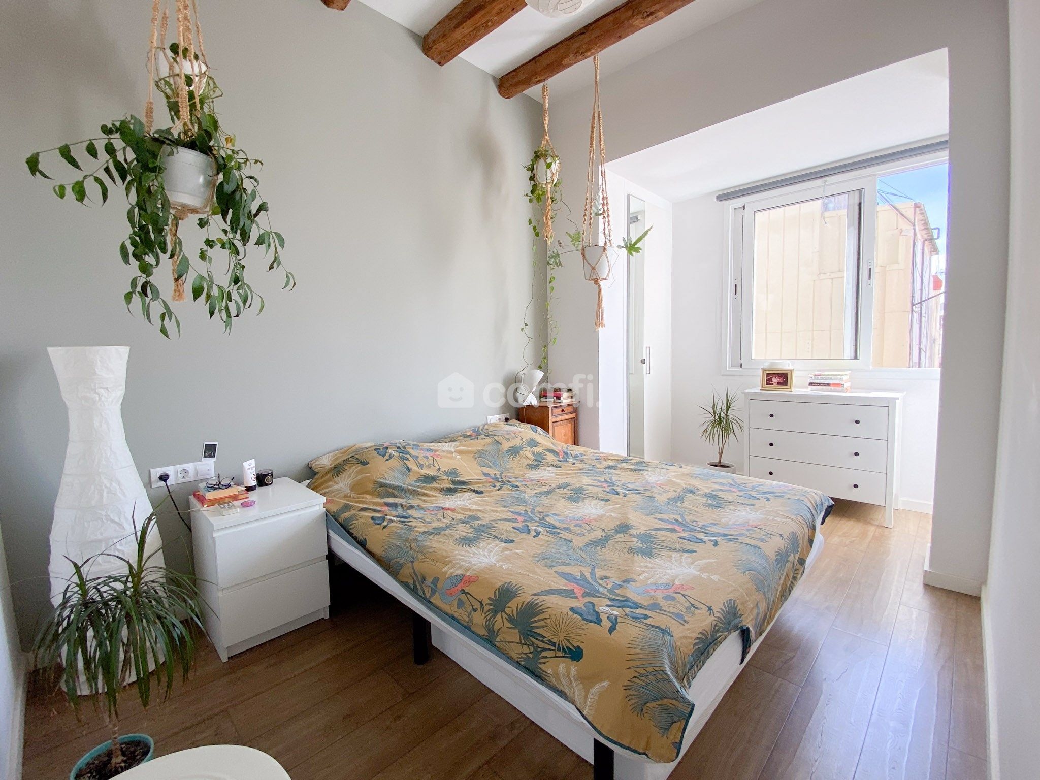 Bedroom of Attic to rent in  Barcelona Capital  with Air Conditioner, Heating and Terrace